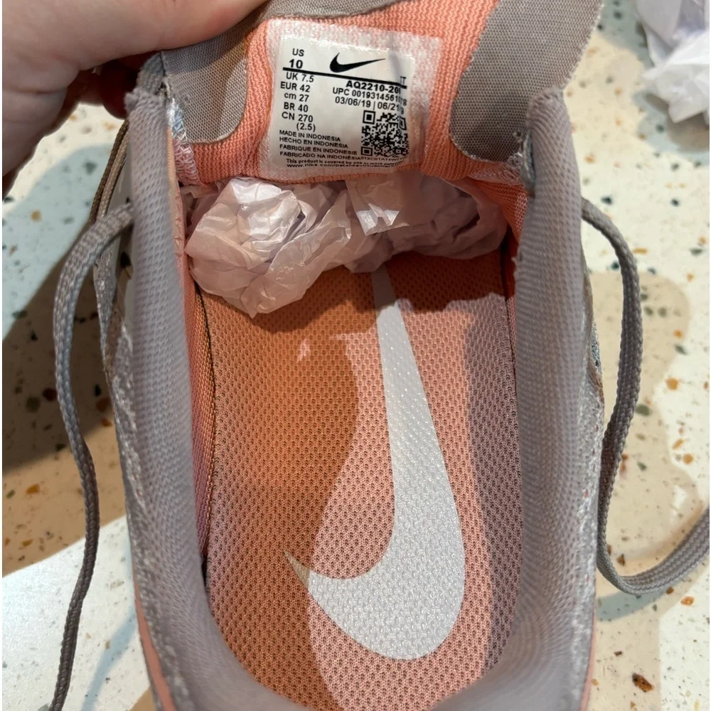 Nike Air Pegasus‎ 36 Gray/Pink/Peach Sz 10 Style # AQ2210-200